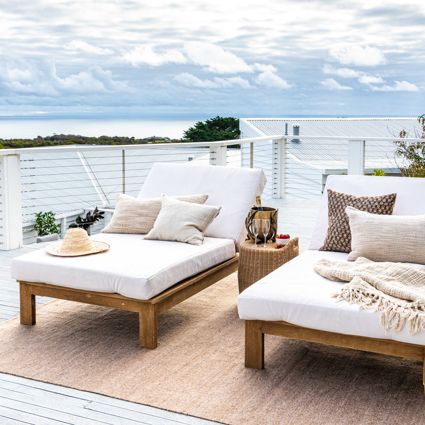 Extra large outdoor rug by Zebra Home