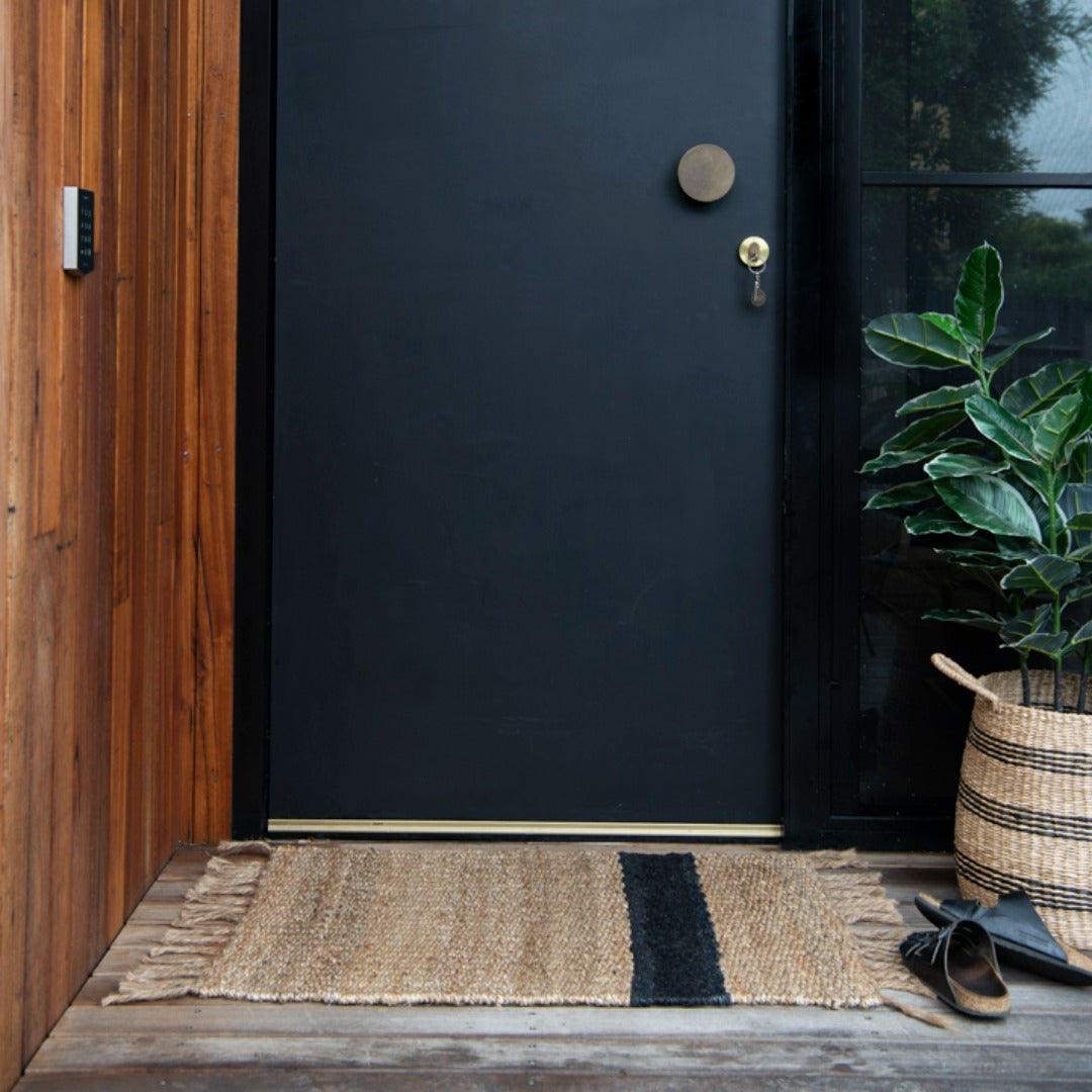 Doormat - Baxter Stripe - Zebra Home