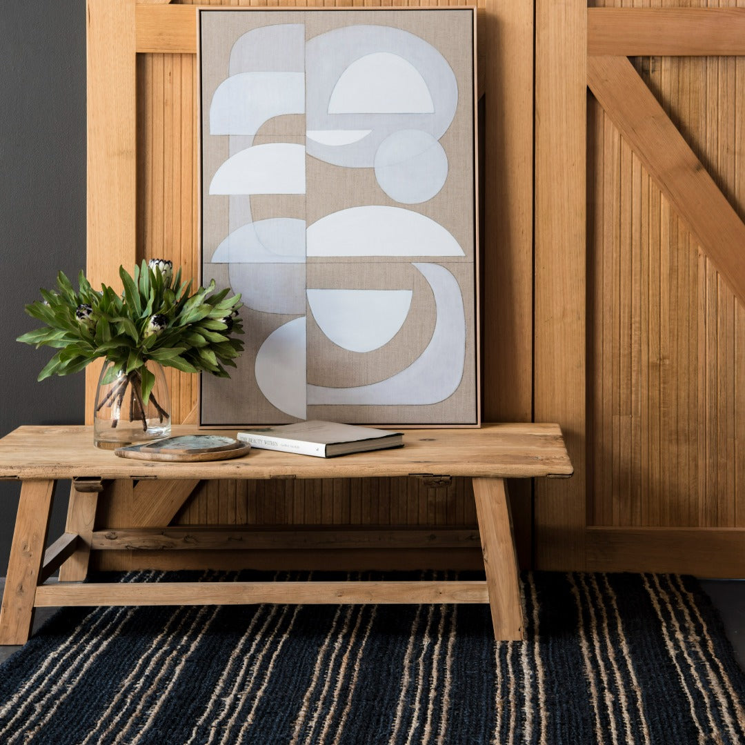 Jones Stripe Jute Rug