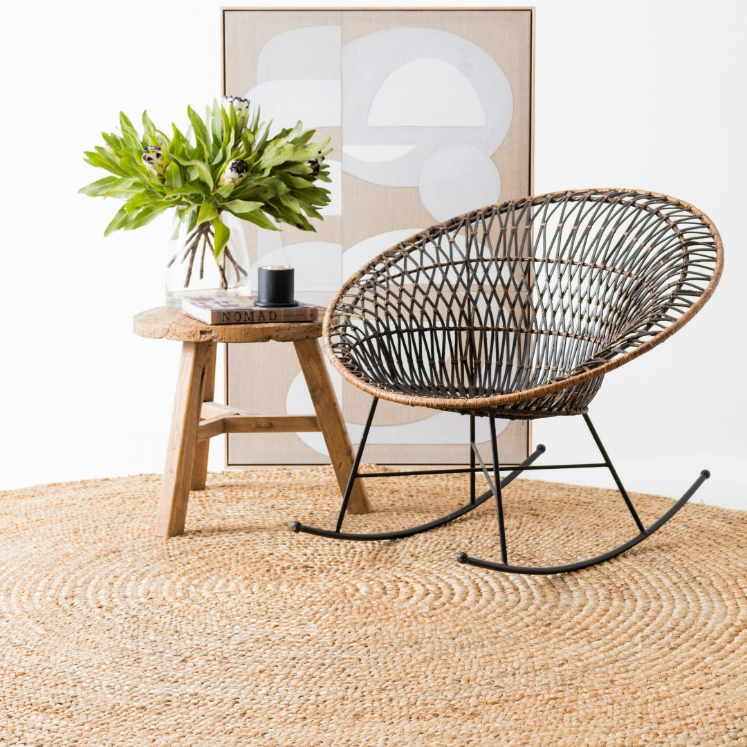 Big Round Rug - Natural Rounds Rugs from Zebra Home