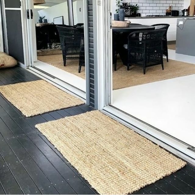 Natural Oversized Mat - Indoor Jute Doormat