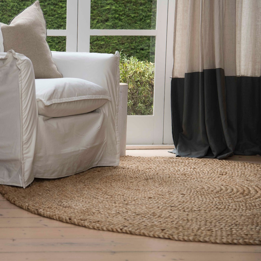 Big Round Rugs - Natural Braided Round Rug