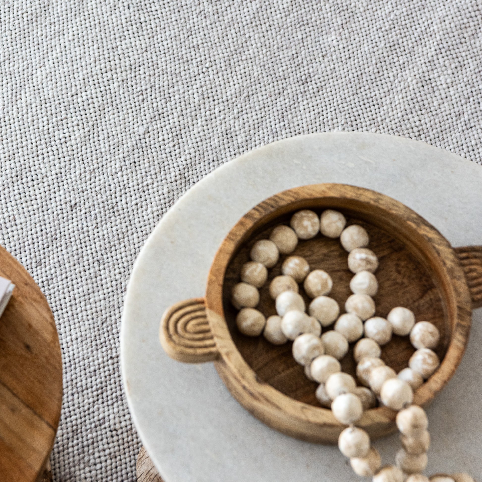 Bates Ivory Rug - Washable indoor and outdoor rug