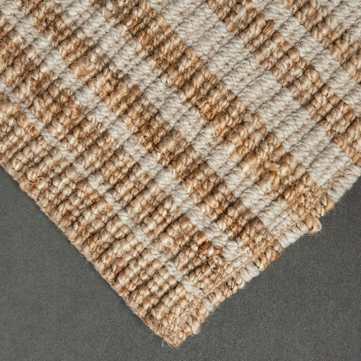 Lewis Self Stripe Wool & Jute Doormat