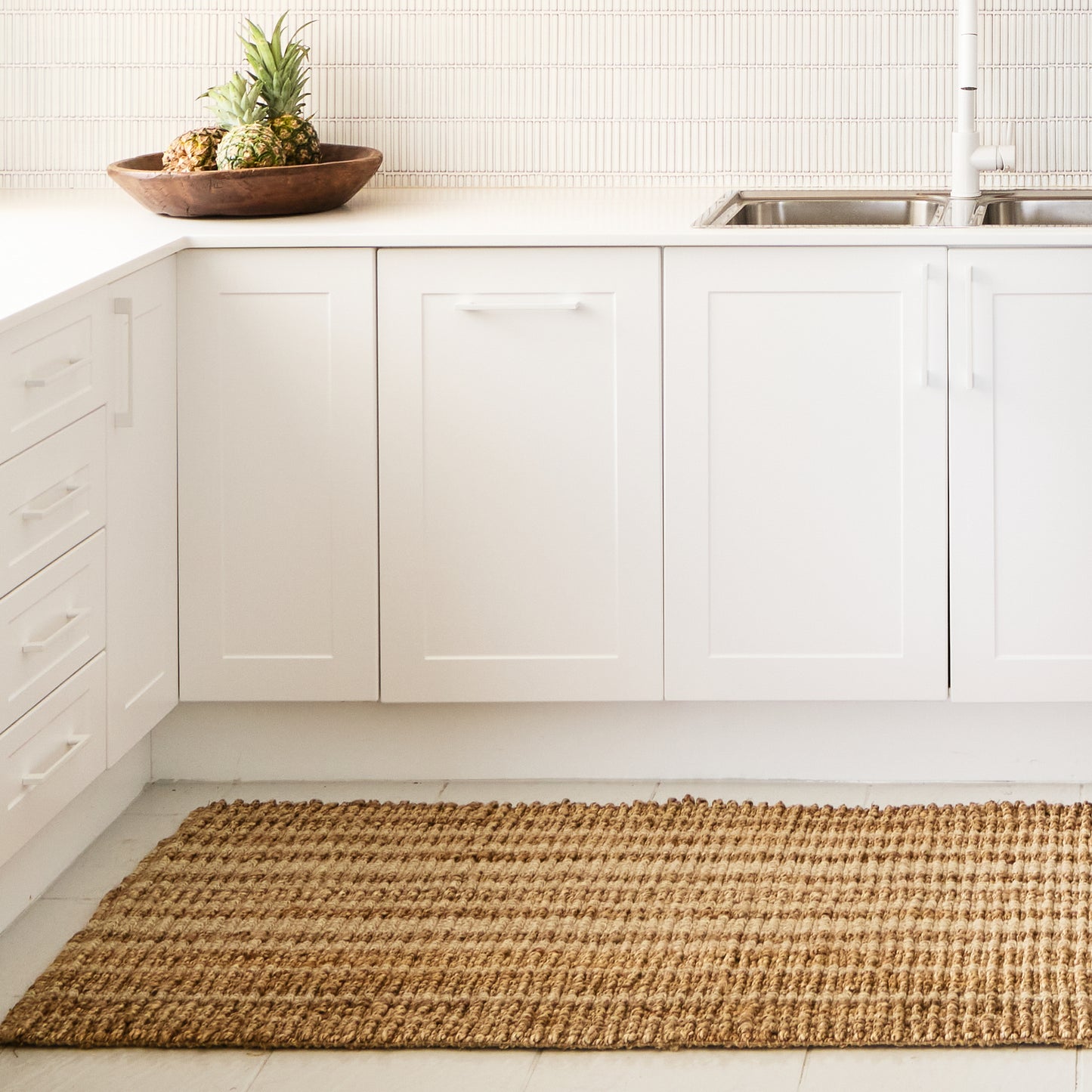 Lewis Self Stripe Wool & Jute Rug