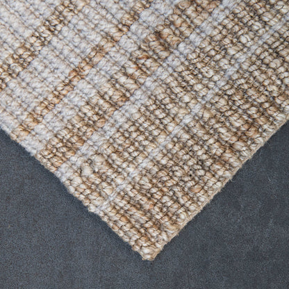 Lewis wool and jute rug