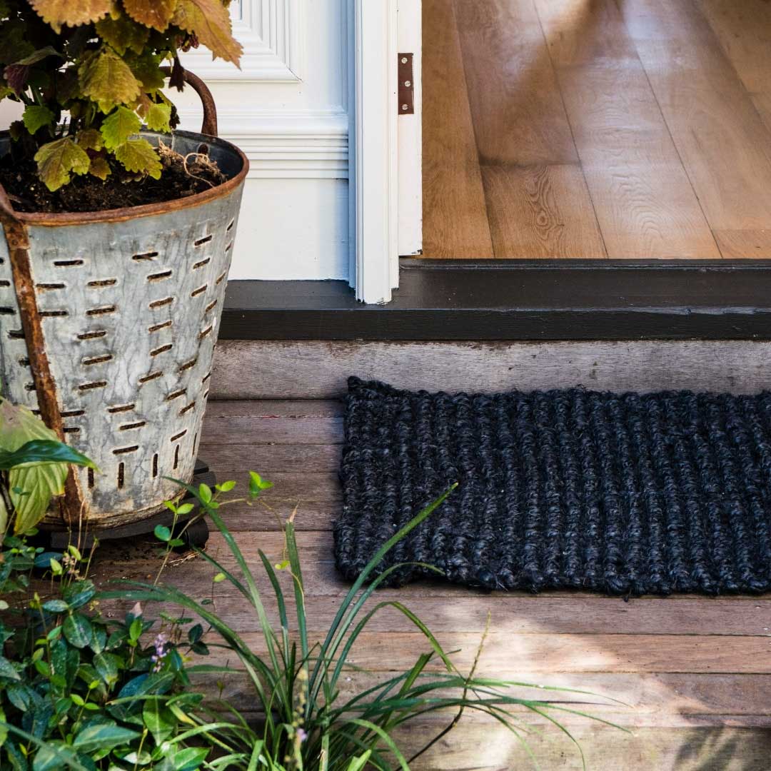 Graphite Jute Doormat