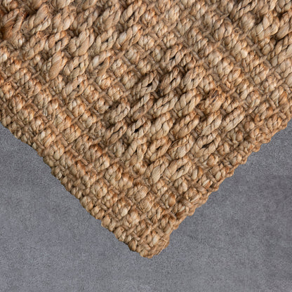 Armstrong Natural Tile Doormat - Close-up of a textured woven mat