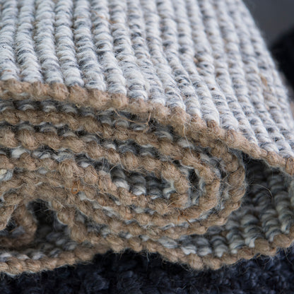 WOOL AND JUTE RUG