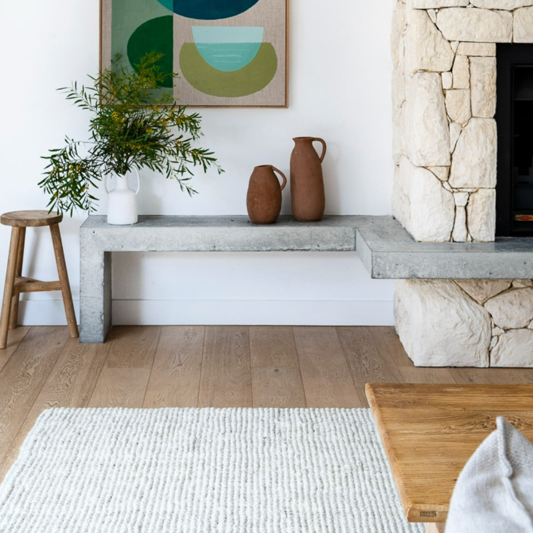 Vincent White Wash Jute