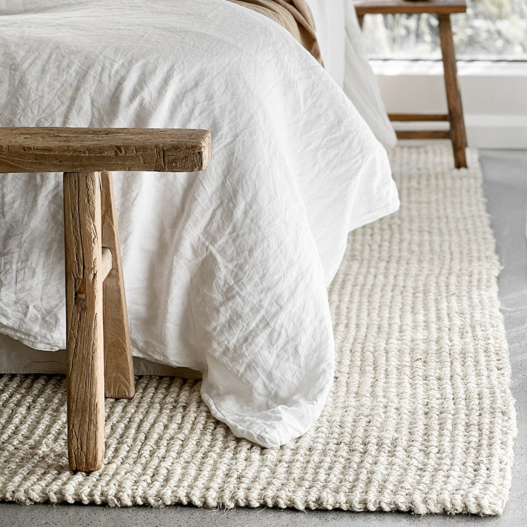 Vincent White Wash Jute