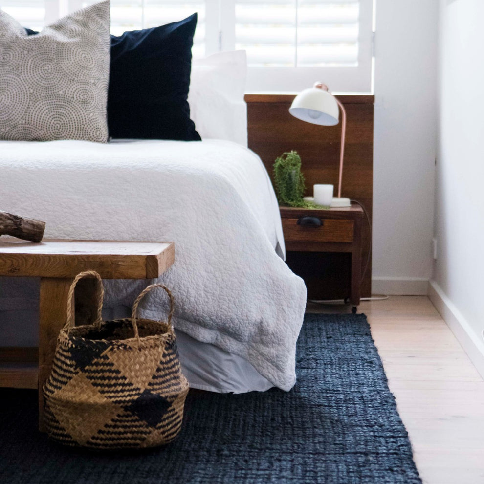 Graphite Jute Rug - Small Jute Rugs – Zebra Home